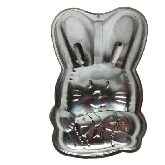Vtg Midwestern Home Products Easter Bunny Rabbit Cake Pan - Picture 1 of 2